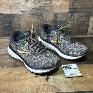 Brooks Womens Ghost 12 NYC 1203051B026 Black Running Shoes Sneakers Size 7.5